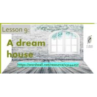 حل درس A dream house اللغة الإنجليزية الصف الثامن - بوربوينت