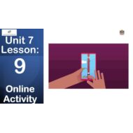 حل درس Online Activity اللغة الإنجليزية الصف الثامن - بوربوينت