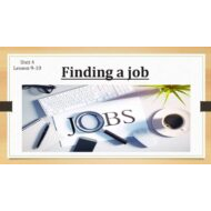 حل درس Finding a job اللغة الإنجليزية الصف العاشر - بوربوينت