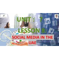 حل درس SOCIAL MEDIA IN THE UAE اللغة الإنجليزية الصف الثامن Access - بوربوينت