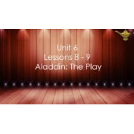 حل درس Aladdin The Play اللغة الإنجليزية الصف الثامن - بوربوينت