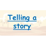 حل درس Telling a story اللغة الإنجليزية الصف الخامس Access - بوربوينت