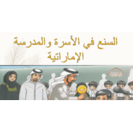 حل درس السنع في الأسرة والمدرسة الإماراتية الصف الأول إلى الرابع مادة السنع الإماراتي - بوربوينت