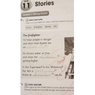 اللغة الإنجليزية (Stories) للصف الرابع مع الإجابات