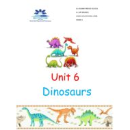 أوراق عمل Unit 6 Dinosaurs الصف الرابع مادة اللغة الإنجليزية