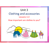 حل درس Unit 3 Lessons 1-2 اللغة الإنجليزية الصف السابع - بوربوينت