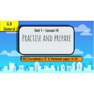 حل درس Practise and Prapre الصف الثامن مادة اللغة الإنجليزية - بوربوينت