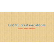 حل درس Great exepiditions الصف الثامن مادة اللغة الإنجليزية - بوربوينت