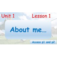 حل درس About me اللغة الإنجليزية الصف السادس Access - بوربوينت