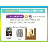 حل درس Famous explorers اللغة الإنجليزية الصف السادس - بوربوينت