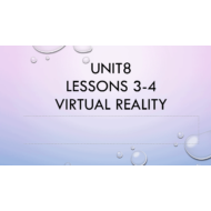 حل درس Virtual Reality الصف الثامن مادة اللغة الإنجليزية - بوربوينت