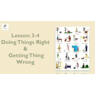 حل درس Doing Things Right & Getting Thing Wrong اللغة الإنجليزية الصف التاسع - بوربوينت