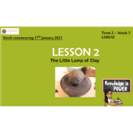 حل lesson 2 The Little Lump of Clay الصف الرابع مادة اللغة الانجليزية - بوربوينت