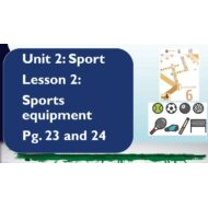 حل درس Sports equipment اللغة الإنجليزية الصف السادس Access - بوربوينت