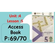 حل Unit 4 Lesson 5 اللغة الإنجليزية الصف الخامس - بوربوينت