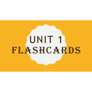 مراجعة Unit 1 flashcards اللغة الإنجليزية الصف الرابع - بوربوينت