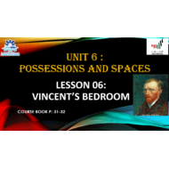 حل درس Vincent’s bedroom الصف التاسع مادة اللغة الإنجليزية - بوربوينت