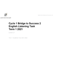 امتحان English Listening Task اللغة الإنجليزية الصف الثالث - بوربوينت