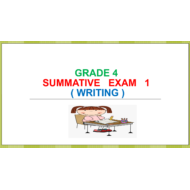 امتحان PCAT 9 Writing Exam الصف الثالث مادة اللغة الإنجليزية - بوربوينت