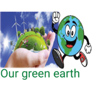 اللغة الإنجليزية أوراق عمل (Our green earth) للصف الثالث