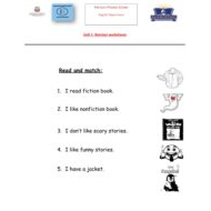 حل درس Unit 1 Revision worksheets اللغة الإنجليزية الصف الثالث