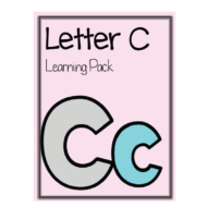 اللغة الإنجليزية أوراق عمل (Letter C) للصف الأول