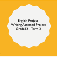 اللغة الإنجليزية بوربوينت (Writing Assessed Project) للصف الثاني عشر