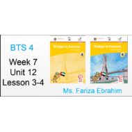 اللغة الإنجليزية بوربوينت الدرس (Unit 12 Lesson 3-4) للصف الرابع مع الإجابات