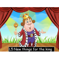 اللغة الإنجليزية بوربوينت (New things for the king) للصف الثالث