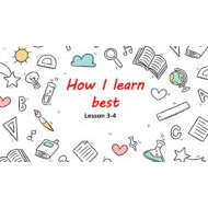 حل درس How I learn best اللغة الإنجليزية الصف الثامن - بوربوينت