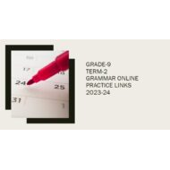 مراجعة GRAMMAR ONLINE PRACTICE LINKS اللغة الإنجليزية الصف التاسع