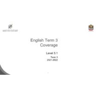 Coverage grammar اللغة الإنجليزية الصف الخامس - بوربوينت