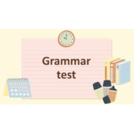 مراجعة Grammar test اللغة الإنجليزية الصف السابع - بوربوينت
