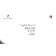 Coverage grammar & functional language Level 8.2 اللغة الإنجليزية الصف الحادي عشر نخبة الفصل الدراسي الأول 2022-2023