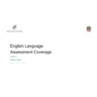Coverage grammar & functional language Level 5.1 اللغة الإنجليزية الصف السابع Elite - بوربوينت