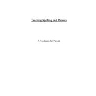 اللغة الإنجليزية (Teaching Spelling and Phonics (A Handbook for Parents للصف الأول