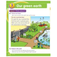كتاب الطالب وحدة Unit 7 Our green earth الصف الثالث مادة اللغة الانجليزية