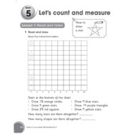كتاب النشاط Let’s count and measure الصف الثالث مادة اللغة الانجليزية