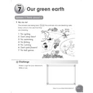 كتاب النشاط Our green earth الصف الثالث مادة اللغة الانجليزية