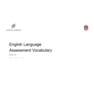 Assessment Vocabulary Level 3.2 اللغة الإنجليزية الصف السادس General والصف السابع Access الفصل الدراسي الثالث 2022-2023