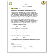 أوراق عمل revision اللغة الإنجليزية الصف الرابع