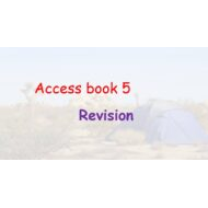 حل مراجعة Revision اللغة الإنجليزية الصف الخامس - بوربوينت