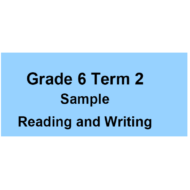 اللغة الإنجليزية أوراق عمل (Reading & Writing Term 2) للصف السادس