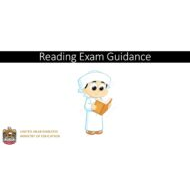 مراجعة Reading Exam Guidance الصف السادس مادة اللغة الإنجليزية