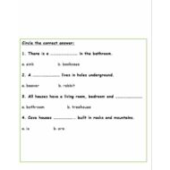أوراق عمل Revision for exam اللغة الإنجليزية الصف الثالث