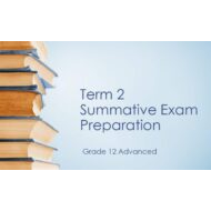 مراجعة Summative Exam Preparation اللغة الإنجليزية الصف الثاني عشر متقدم