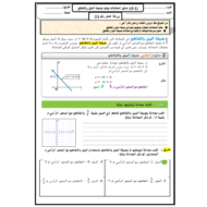 الرياضيات المتكاملة أوراق عمل (الوحدة الرابعة) للصف التاسع