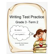 مراجعة Writing Test Practice اللغة الإنجليزية الصف الثالث