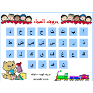 حروف الهجاء اللغة العربية الصف الأول - بوربوينت