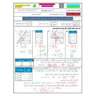 حل درس معدل التغير والميل الرياضيات المتكاملة الصف التاسع